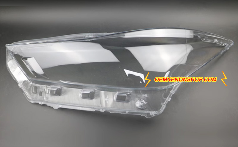 2016-2024 Nissan Kicks P15 Mk1 Headlight Lens Cover Plastic Lenses Glasses Protector Replacement 260558993E , 26010-5RL4A , 26060-5RL4A , 26060-5R05A , 26060-5RL0A 26010-5RL0A , 26010-5R00A