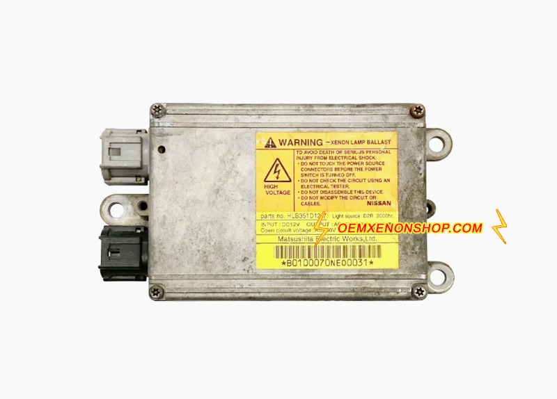 1995-1998 Nissan Skyline R33 GT-R Xenon Genuine Headlight HID Ballast Control Unit Module Computer Controller 26056-3Y005 , 26055-3H001 , HLB351D12-5, SHL-B-3-B-019 , 26055-8L510
