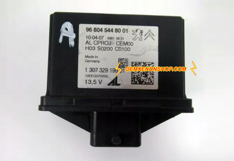 2007-2012 Peugeot 308 T7 Mk1 Headlamps Leveling Control Unit Driver Module 968045448001 , 130732919901 , AL CPROJ-CEMO