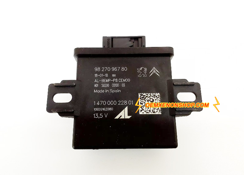 2017-2019 Peugeot 5008 Mk2 Headlamps Leveling Control Unit Driver Module 9827096780 , 147000022801 , AL-BEMP-P8 CEMOO 