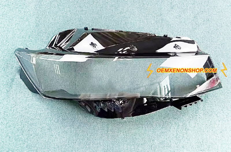 2018-2022 Peugeot 508 Full LED Dual Projector Headlight Lens Cover Plastic Lenses Glasses Protector Replacement 9823143980 , 90144395 , 9823144180 , 90144394 , 9839013780 , 89915016 , 9823144480 , 89911475 , 1638036880 , 9823144380 , 89911459 , 9839014280 , 89915017 , 9823144680 
