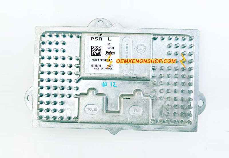 2018-2022 Peugeot 508 R83 Genuine Mk2 LED Dual Projector HeadLight Ballast Control Unit Module 90133631 , 90133633 , L9005488 , 1638037080 , 00481959