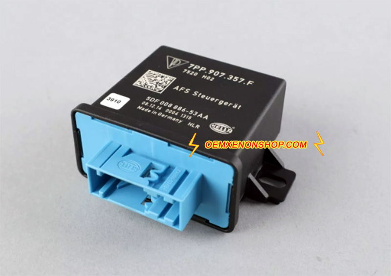 2015-2018 Porsche Macan 95B HeadLight AFS Steuergerat Control Unit Leveling Motor Module 7PP907357F , 7PP907357D , 5DF 008 886-53-AA