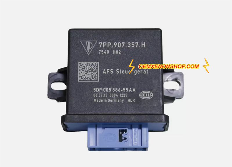 2014-2016 Porsche Panamera 970.2 G1 HeadLight AFS Steuergerat Control Unit Leveling Motor Module 7PP907357H , 5DF008886-55 AA