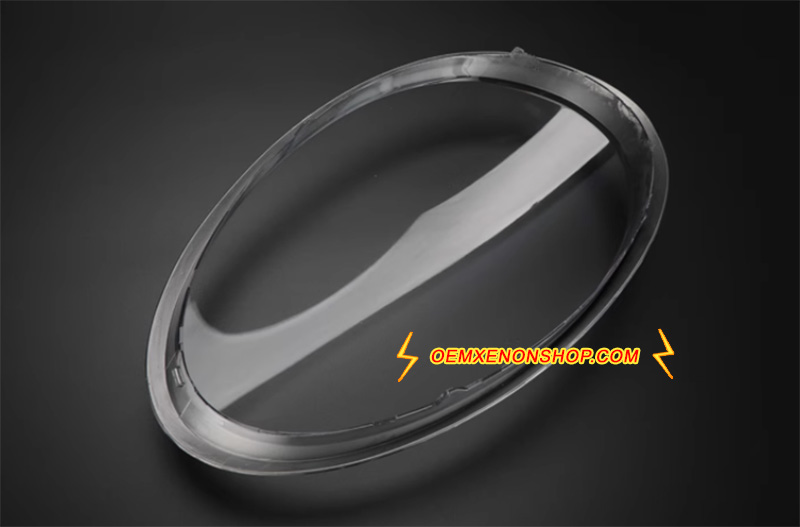Porsche 911 991.1 Carrera Targa 4S Turbo GT3 Headlight Grey Edge Lens Cover Foggy Yellow Plastic Lenses Glasses Protector Housing