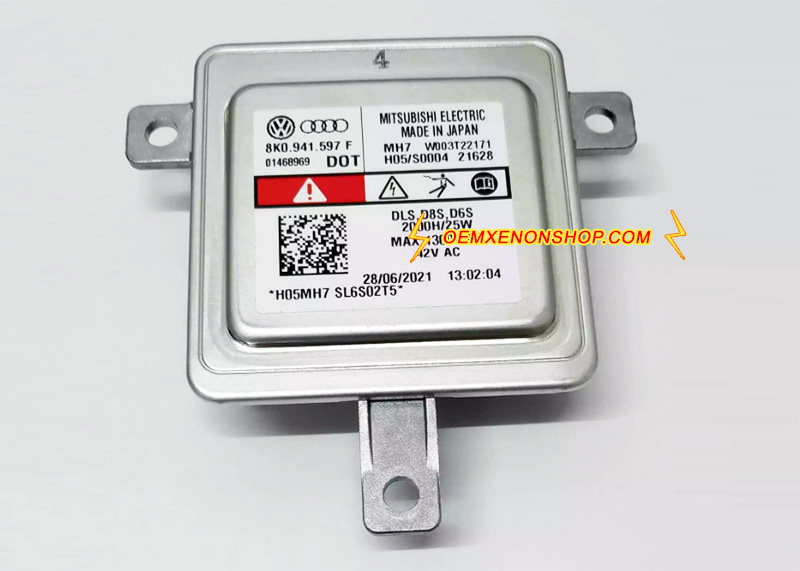 2017-2024 Porsche 981 Cayman GT4 OEM HID Bi-Xenon HeadLight Control Unit DLS D8S D6S 25W Ballast W003T22171 , 8KO941597 , 8KO941597B , 8KO941597C