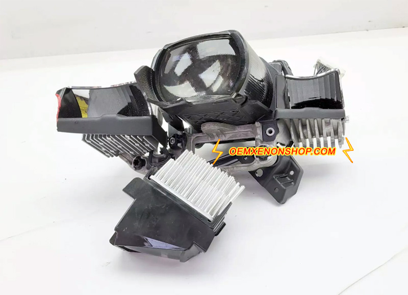 2019-2025 Porsche Taycan Full LED Matrix Headlight LHD RHD Original Projector Lens Reflector Bowls PNP Plug And Play Replace 200406AZ0464