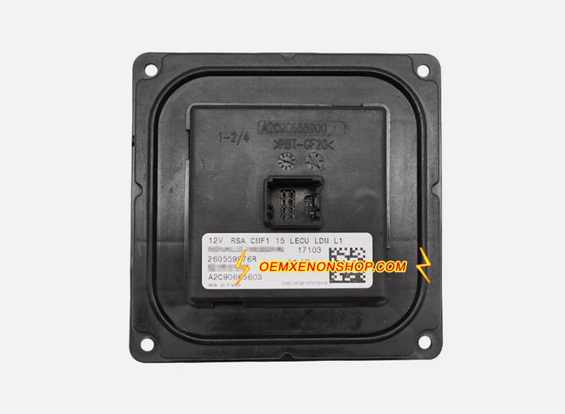 2017-2023 Renault Koleos Mk2 Samsung QM6 Original Headlight LED DRL Control Power Module A2C90665603 , 260559976R , LECU LEM