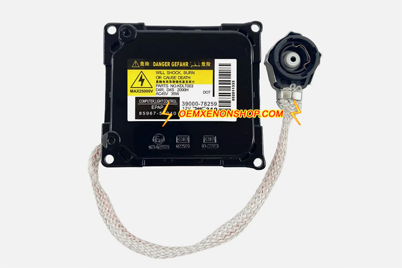2008-2015 Scion xB E150 Toyota Corolla Rumion Rukus JDM HID Xenon Headlight Low Beam Ballast Control Unit Module 39000-60082 , DDLT003, 8110730D31, 8110747150, 8110730D30 , 85967-52020 , 8596724010 , 86996-51085 , 39000-73622 , 85967-51050 , 39000-78258