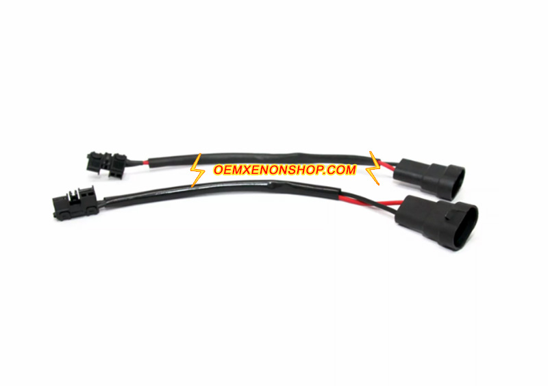 2008-2015 Scion xB E150 Headlight Xenon HID Denso DDLT003 Ballast 12V Input Harness Cable Power Connecting Wires Plug