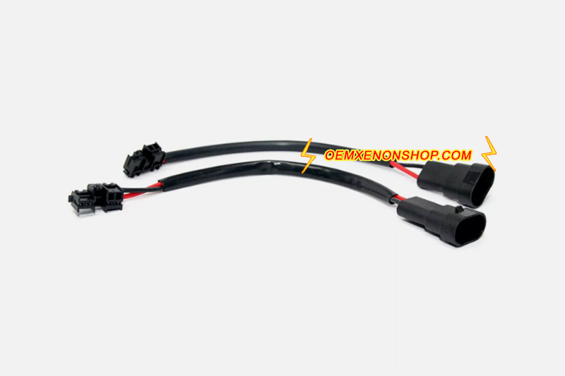 2004-2007 Scion xB XP30 Toyota bB NCP30 Headlight Xenon HID Denso DDLT-002 Ballast 12V Input Harness Cable Power Connecting Wires Plug
