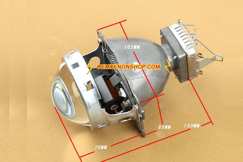 2009-2013 Skoda Octavia Gen2 Facelift Headlight LHD RHD Original OEM HID Bi-Xenon D1S Projector Lens Reflector Bowls PNP Plug And Play Replace