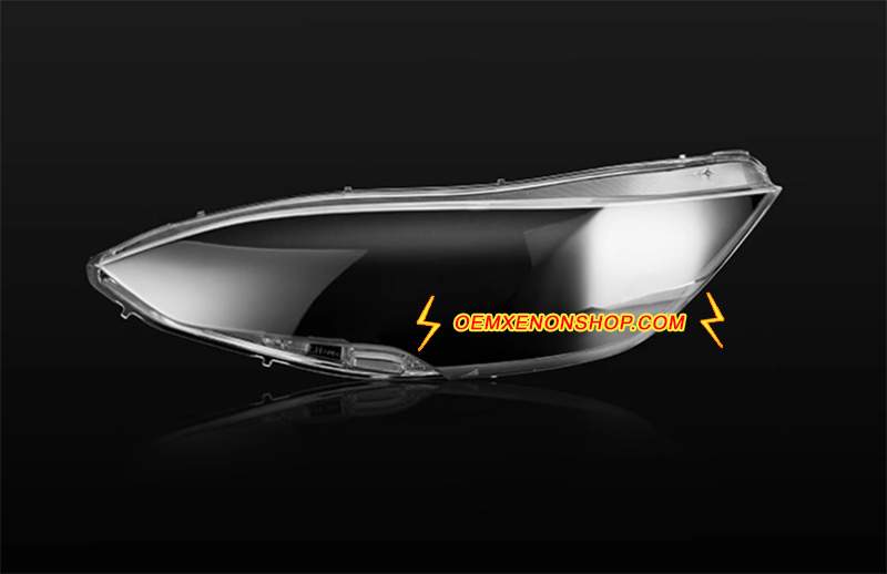 2012-2015 Tesla Model S P85 P90 Headlight Lens Cover Foggy Yellow Plastic Lenses Glasses Replacement 600590600С , 600590700B , 6005907-00-D