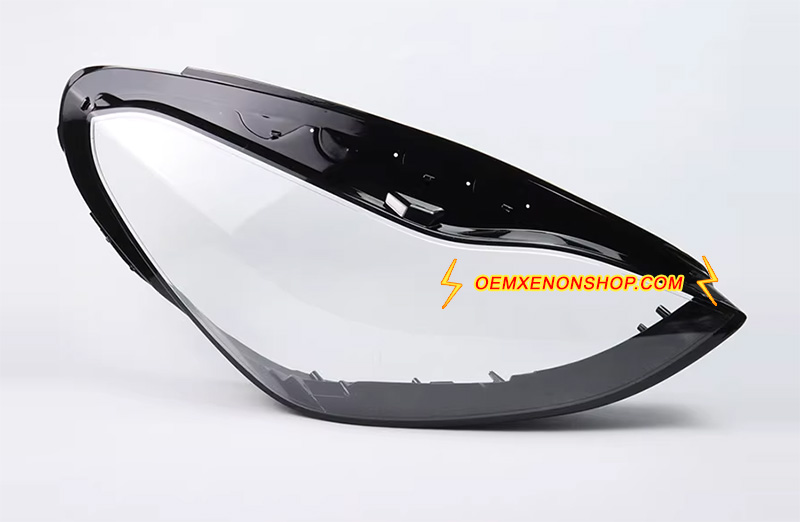 2020-2024 Tesla Model Y Reflector Matrix Bi-LED Projector Headlight Lens Cover Foggy Yellow Plastic Lenses Glasses Replacement 1077372-00, 1077372-00-L, 1077372-00-K, 1077372-10-I , 1514953-09-D , 1514953-00-E , 151495200D , 151495300D , 107737100K , 1514953-00-C , 1077371-98-L 