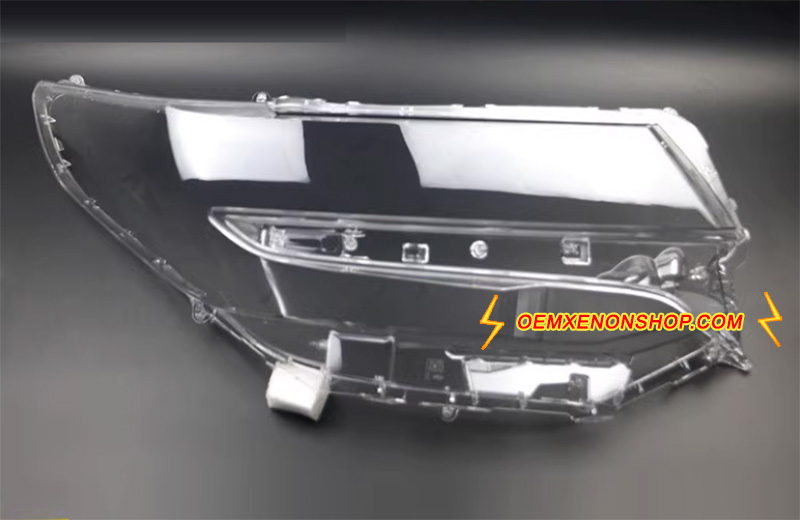 2015-2018 Toyota Alphard Mk3 OEM LED Headlight Lens Cover Plastic Lenses Glasses Protector Replacement 81145-V2230 , ICHIKOH 58-89 , ICHIKOH 58-91 81150-58520 , 8114558721 , 8114558481 , 81185V2230 , 8118558481 , 8114558521 , 8118558520 , 8118558491 , 8118558521 , 81145V2270 , ICHIKOH 58-91