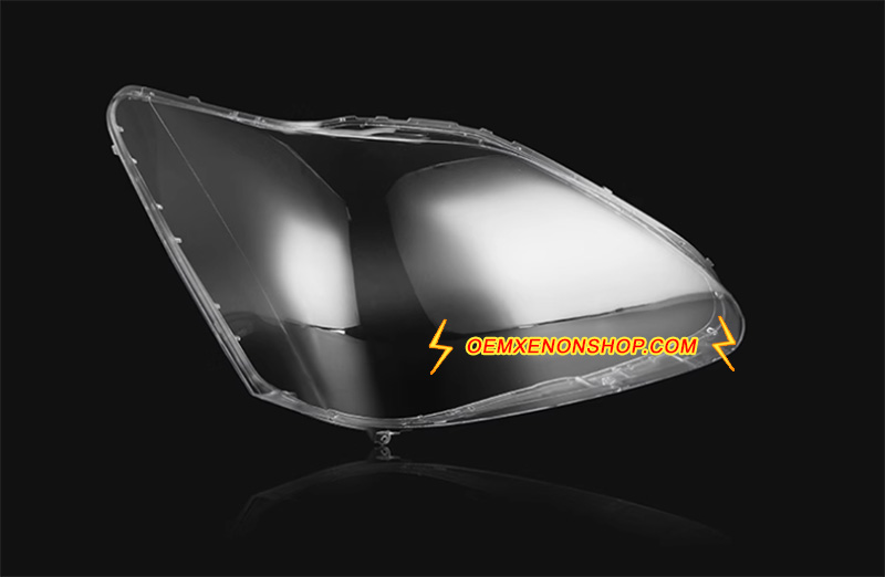 2001-2003 Toyota Celsior XF30 Mk3 LS430 Facelift Headlight Lens Cover Plastic Lenses Glasses Protector Replacement 81130-50261, 81170-50261 , 81170-50220, 81170-50221, 81130-50220, 81130-50221 , STANLEY 50-54 , 81131-50260 , 81171-50260 , 811105023 