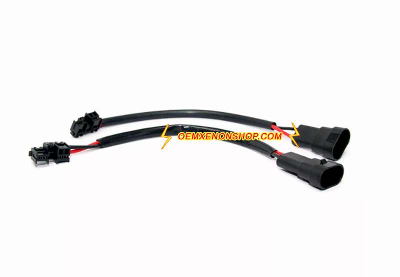 2001-2006 Toyota Celsior JDM HID Xenon Headlight Denso D2S D2R DDLT-002 KDLT002 HID Input Ballast Power Adapter Wires Harness Connectors