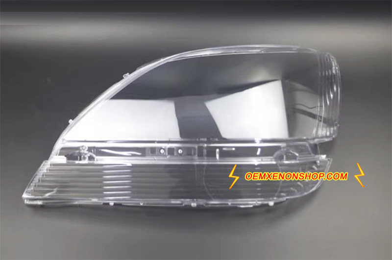 1997-2003 Toyota Harrier Lexus RX300 XU10 OEM HID Xenon Headlight Lens Cover Plastic Lenses Glasses Protector Replacement 8117048120 , 8111048031 , 8115048130 , 8115048080