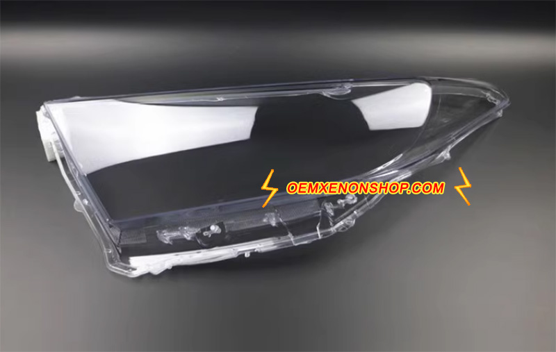 2011-2013 Toyota Highlander XU40 Kluger Mk2 Facelift Headlight Lens Cover Plastic Lenses Glasses Protector Replacement 81150-0E130 , 8117048540 , 8113048540