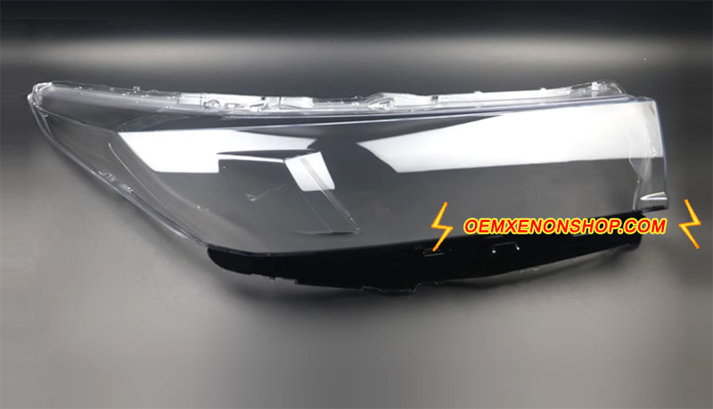 2017-2019 Toyota Highlander XU50 Mk3 Kluger Facelift Headlight Lens Cover Plastic Lenses Glasses Protector Replacement