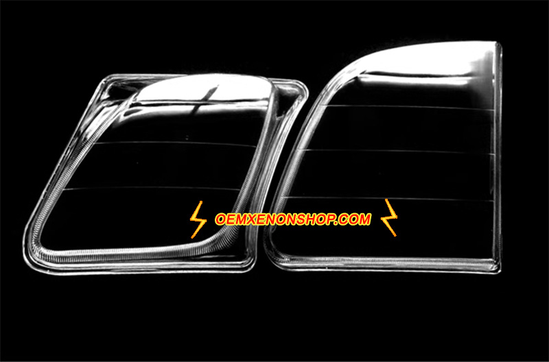 1998-2007 Toyota Land Cruiser Cygnus LX470 Headlight Lens Cover Plastic Lenses Glasses Protector Replacement