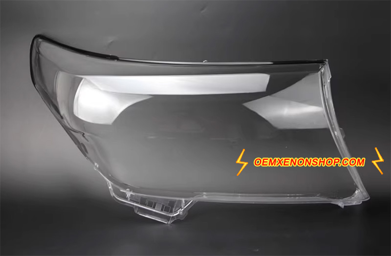 2012-2015 Toyota Land Cruiser J200 LC200 Facelift Headlight Lens Cover Plastic Lenses Glasses Protector Replacement