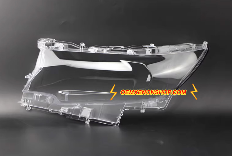 2019-2022 Toyota Land Cruiser Prado J150 LC150 Mk4 Second Facelift OEM LED Headlight Lens Cover Plastic Lenses Glasses Protector Replacement 8114560N20 , 8990760030 , 81145-60S20 , 81185-60S20 , KOITO 60-262 , 81170-60J00