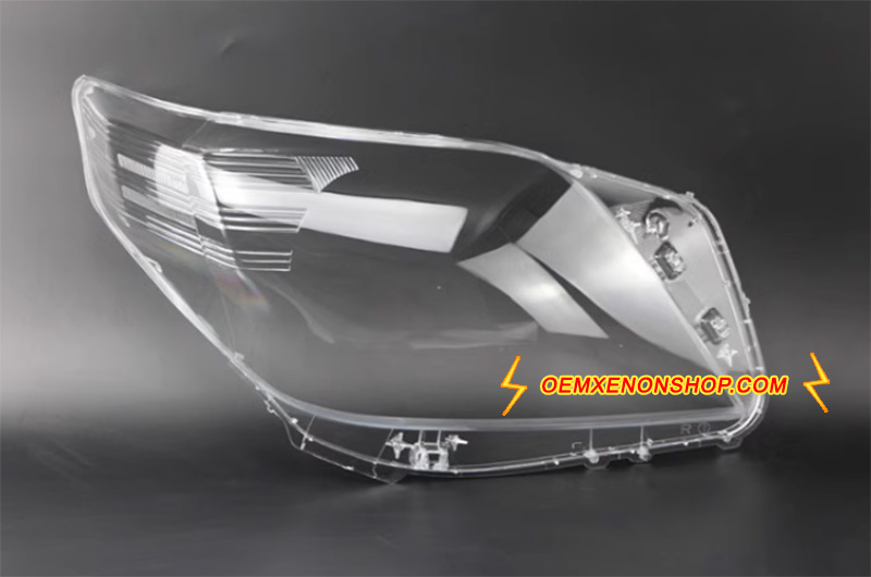 2009-2014 Toyota Land Cruiser Prado J150 LC150 Mk4 OEM LED Headlight Lens Cover Plastic Lenses Glasses Protector Replacement 8566330010 , 8117060L70 , KOITO 60-156
