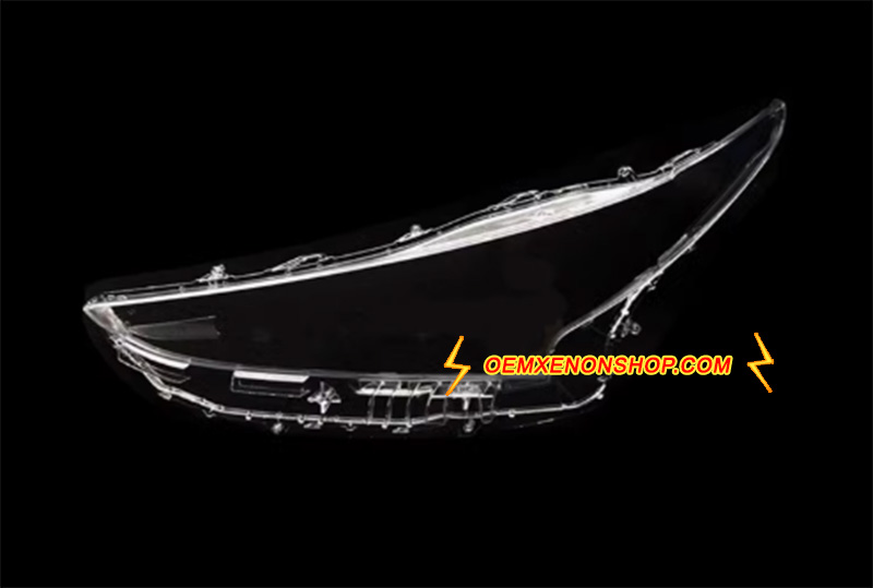 2016-2019 Toyota Previa Estima Tarago Mk3 LED Headlight Lens Cover Plastic Lenses Glasses Protector Replacement