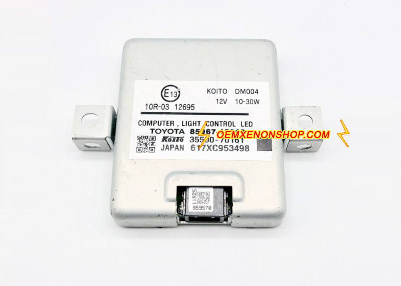 2011-2022 Toyota Prius C Aque Original LED Projector Headlamp Ballast Control Unit Computer Driver Module 85967-02020 , 35500-17856 , 85967-12010 , 849967AL060, 3YNRC256079, 778GZ000006, 4ZGRF030705, 3550060232, 53YXF030002 , 85967-33050 , 85967-12020 , 35500-75582 , 35500-70161 , 85967-50110 , 85967-30070 , 35500-70075 , 35500-79964
