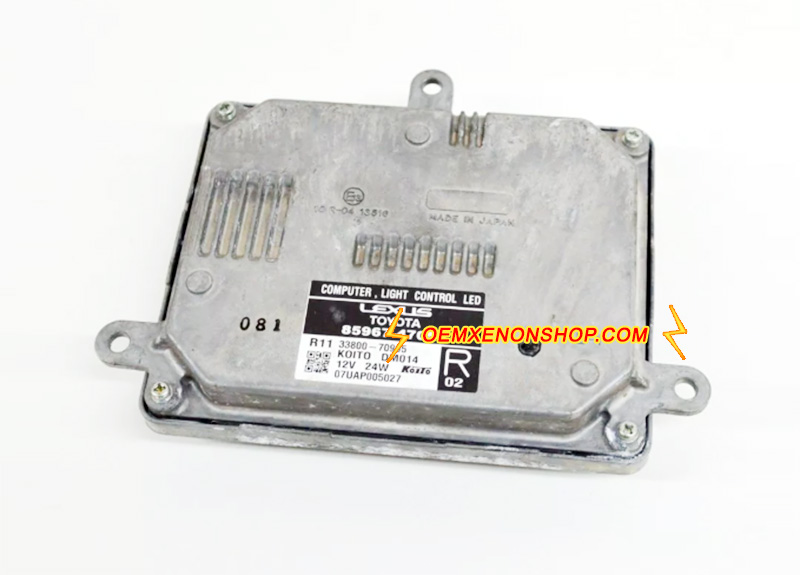 2017-2022 Toyota Prius Prime PHEV XW50 Plug-in Hybrid OEM Full LED Headlamp Ballast Control Unit Controller Module 85967-47050 , 33800-70995 