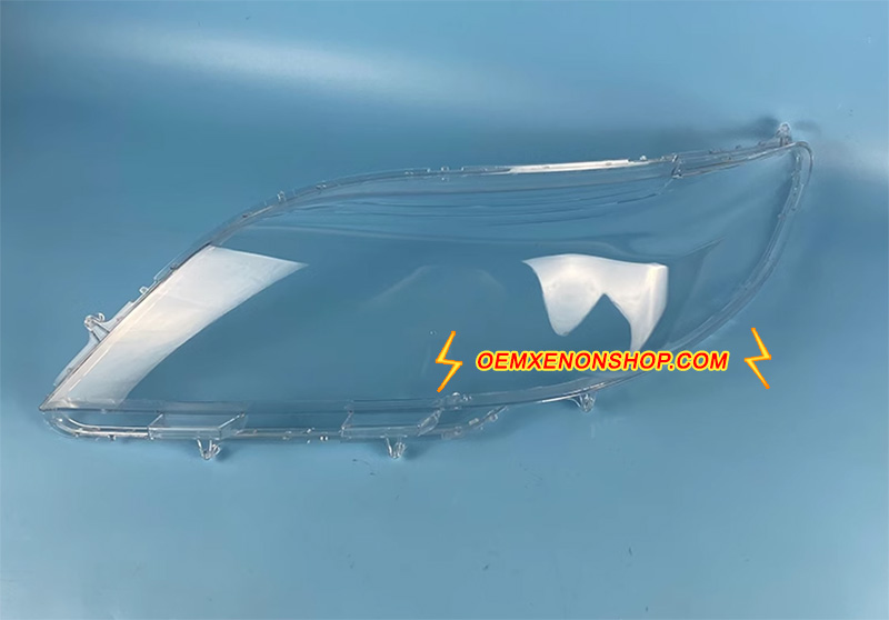 2010-2015 Toyota Sienna XL30 Mk3 Original HID Xenon Halogen Headlight Lens Cover Plastic Lenses Glasses Protector Replacement