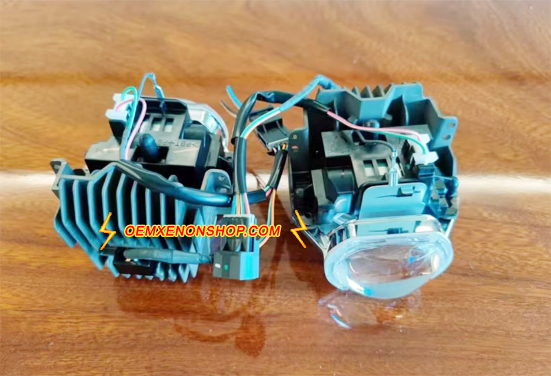 2021-2025 Toyota Sienna XL40 Mk4 OEM LED Headlight LHD RHD Low Beam Projector Lens Reflector Bowls PNP Plug And Play Replace