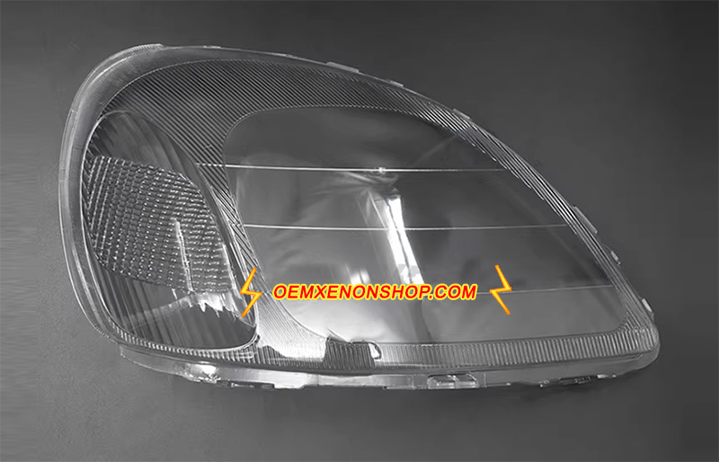 1999-2004 Toyota Yaris Vitz XP10 XP20 Headlight Lens Cover Plastic Lenses Glasses Protector Replacement 8115052260 , NCP10 NCP13 , ICHIKOH 52-001 E13 