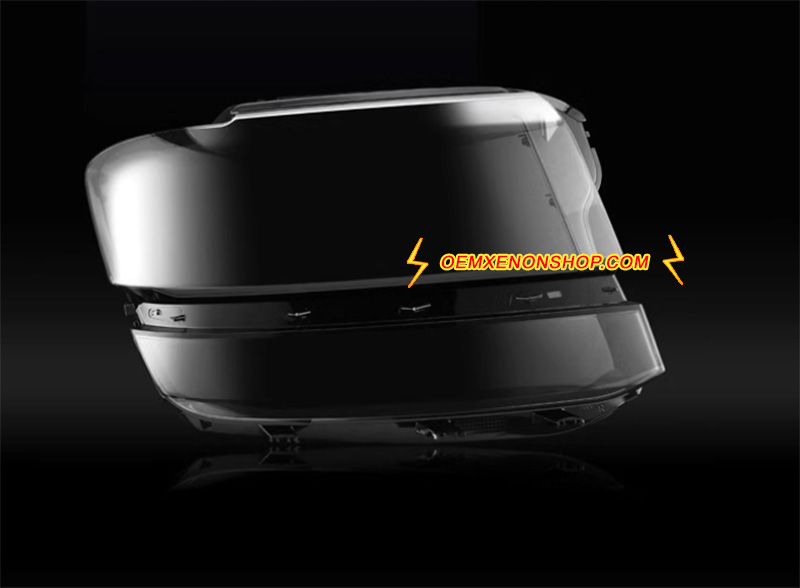 2017-2020 Volkswagen Atlas Teramont Mk1 Headlight Lens Cover Foggy Yellow Plastic Lenses Glasses Replacement 3CN941035B , 3CN941036B