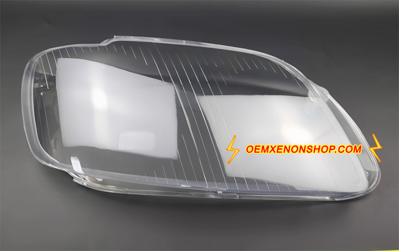 2004-2009 VW Caddy Mk3 Headlight Lens Cover Foggy Yellow Plastic Lenses Glasses Replacement 1T0941031E, 1T0941032E, 0301205672, 0301205671 