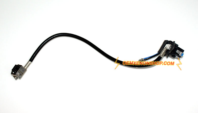 2004-2014 Volkswagen Golf Plus CrossGolf Hella Headlight Xenon HID Ballast Control Unit To D1S Bulb Igniter Wires Cable Harness Plug Connector Pigtail