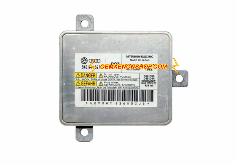 2012-2016 Volkswagen VW EOS HID Bi-Xenon HeadLight Control Unit Module Ballast 8K0941597C , 8K0941597E , W003T22071 , 8K0941597B , W003T20171