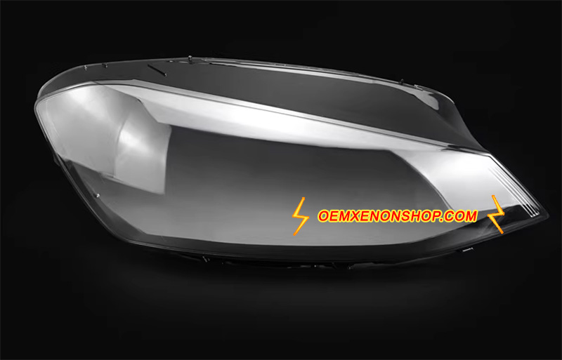 2015-2017 VW Golf Mk7 GTI Headlight Lens Cover Foggy Yellow Plastic Lenses Glasses Replacement 5G0941752C , 5G0941751C , 5GM941751A , 5GM941752A , 5GM941005C , 5GM941006C , 5G0941754C , 90024308 , 5G2941752 