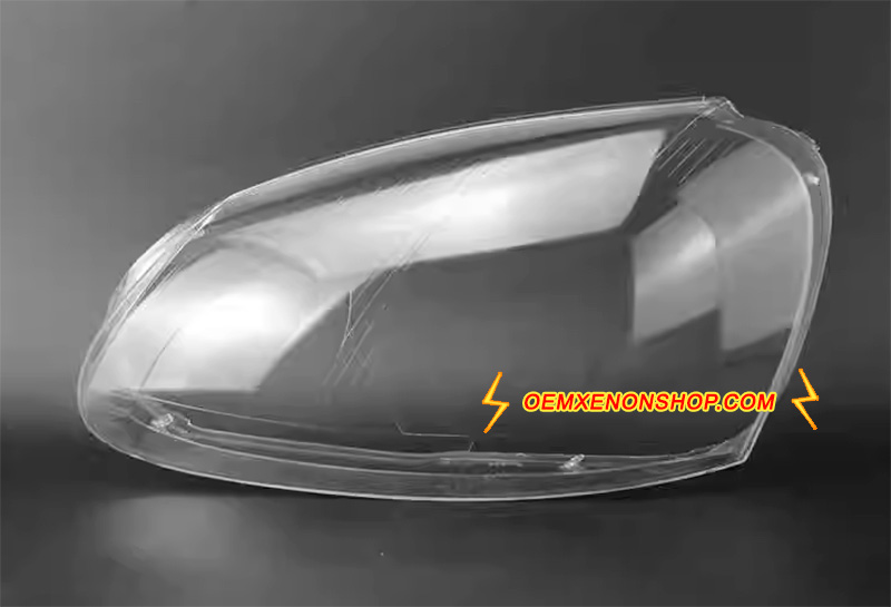 2005-2010 Volkswagen VW Jetta MK5 Headlight Lens Cover Foggy Yellow Plastic Lenses Glasses Replacement 1K6941032B , 0302497272 , 1K6941031B , 0302497271 , 1K6941040B