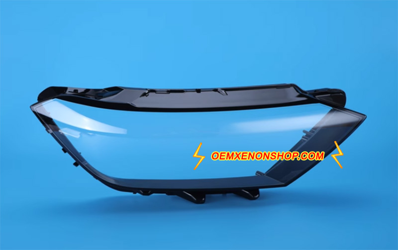 2019-2021 Volkswagen Jetta Vento Mk7 Headlight Lens Cover Foggy Yellow Plastic Lenses Glasses Replacement 17A941035A , 17A941036C , 17A941035F, 17A941035B , 17A941035E , 17A941036F