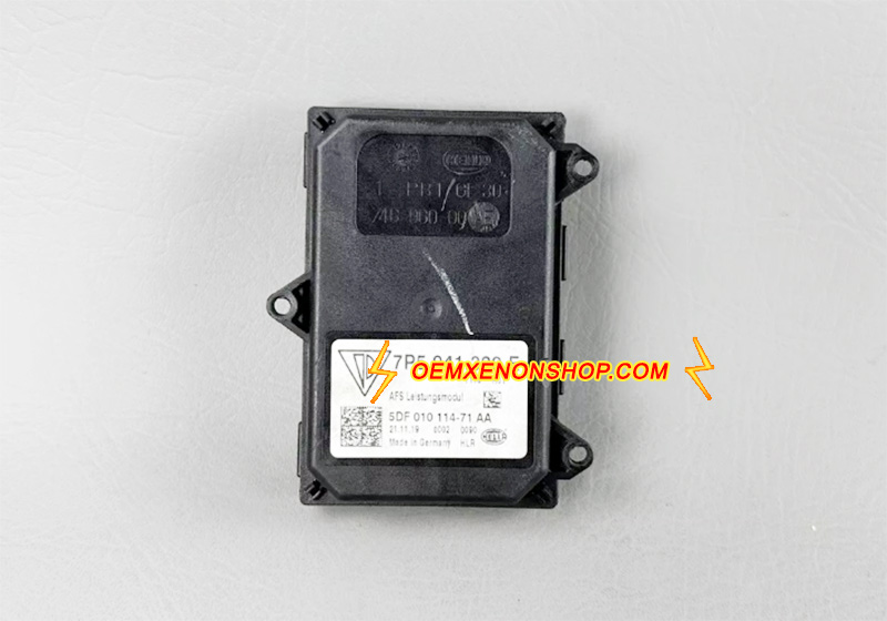 2020-2023 Volkswagen VW Passat B8.5 OEM HID Xenon Adaptive Headlight AFS Control Unit Module 7P5941329E , 5DF010114-71 AA 