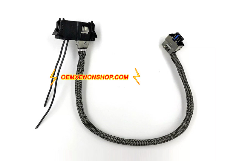 2009-2010 VW Passat B6 R36 OEM Xenon Headlight Ballast Control Unit To D1S Bulb Harness Wires Cable Plug 