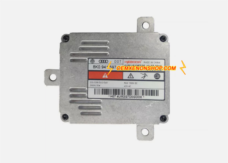 2011-2016 VW Phaeton Mk2 GP3 GP4 OEM HID Bi-Xenon HeadLight Control Unit Ballast Module 8K0941597C , 8K0941597E , W003T22071 , 8K0941597B , W003T20171