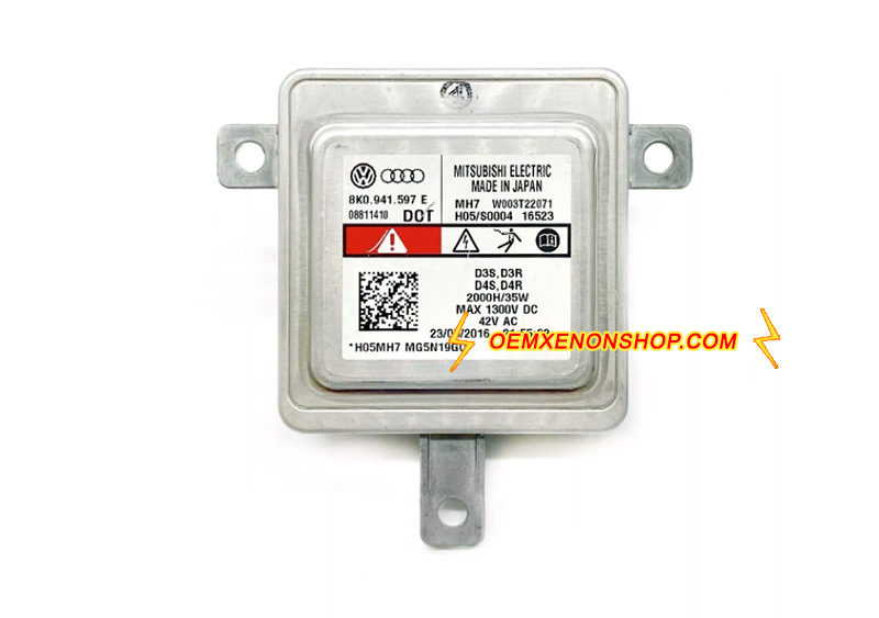 2013-2017 VW Scirocco Mk3 Facelift HID Bi-Xenon HeadLight Control Unit Ballast Module 8K0941597C , 8K0941597E , W003T22071 , 8K0941597B , W003T20171