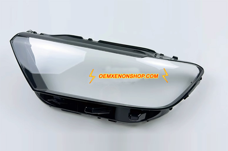 2023-2025 Volkswagen VW T-Roc Mk1 Facelift Headlight Lens Cover Foggy Yellow Plastic Lenses Glasses Replacement 2GA941006G , 2GA941005G , 2GA941005J , 2GA.941.035.AG , 2GA941036AJ , 2GA941036BM , 2GA941036G , 90198872 , 2GA941036AG , 2GA941036AA