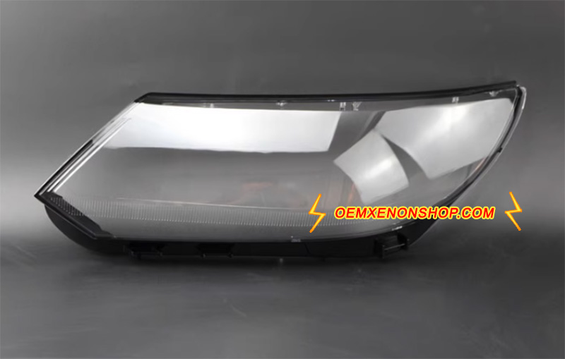 2013-2016 Volkswagen VW Tiguan Headlight Lens Cover Foggy Yellow Plastic Lenses Glasses Replacement 5N0941752 , 5N0941751B , 5N0941751 , 5N0941006C , 5N0941005 , 5N1941039S