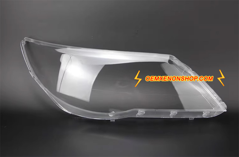 2007-2012 VW Tiguan Mk1 Headlight Lens Cover Foggy Yellow Plastic Lenses Glasses Replacement 5N0-945-107-B , 5N1941031AC , 5N1941032AC , 5N1941031AA , 5N2941031G , 5N1941032AA , 5N1 941 032 Q , 1ZS009549-06