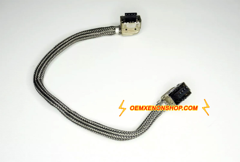 2013-2015 Volvo V40 Cross Country OEM Xenon HID Headlamp Ballast to D3S Bulb Harness Wires Cable Plug Hookup 