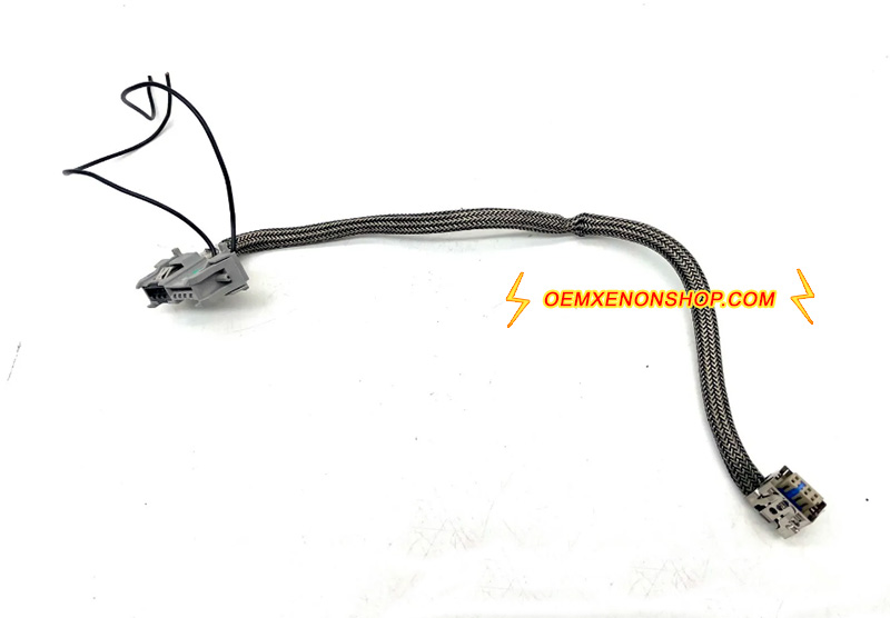 2013-2017 Volvo XC60 Bi-Xenon Headlight HID Ballast Control Unit To D3S Bulb Igniter Harness Cable Wires